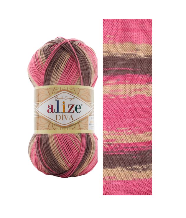 Alize DİVA BATİK %100 Akrilik / 100 gr - 350 m