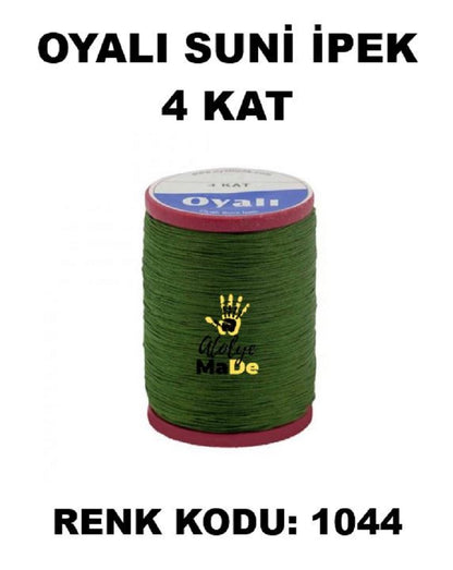 OYALI 4 Kat Suni İpek İplik (50den fala renk ile)