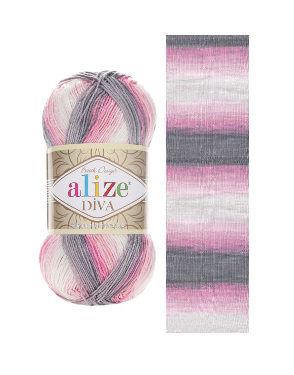 Alize  DİVA BATİK %100 Akrilik / 100 gr - 350 m