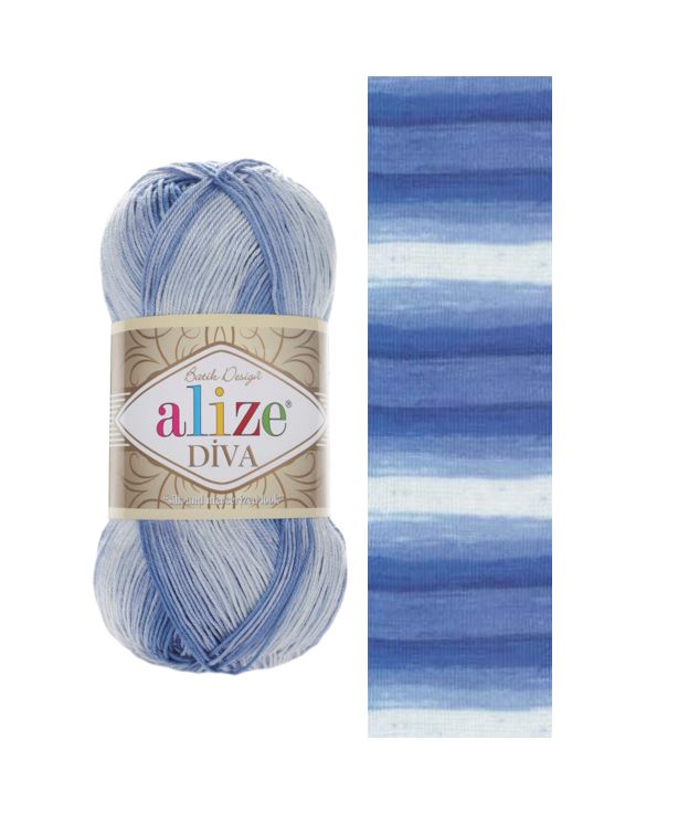 Alize  DİVA BATİK %100 Akrilik / 100 gr - 350 m
