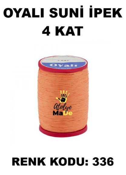 OYALI 4 Kat Suni İpek İplik (50den fala renk ile)