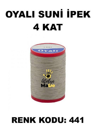 OYALI 4 Kat Suni İpek İplik (50den fala renk ile)