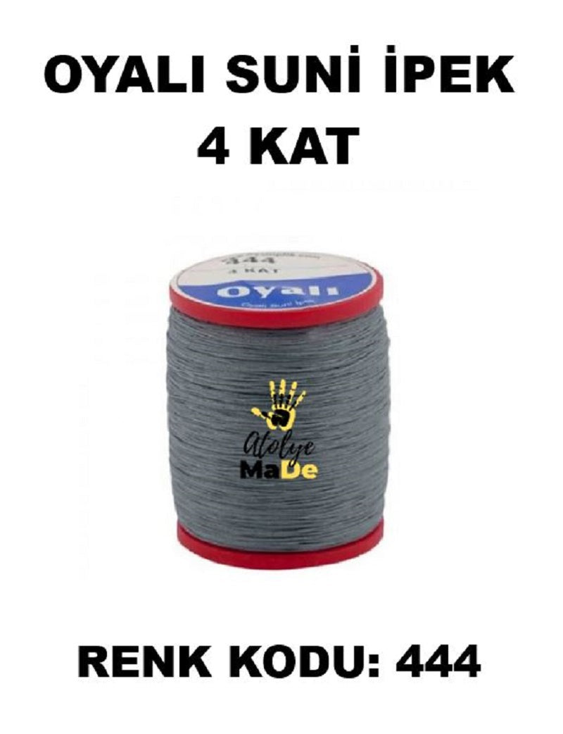 OYALI 4 Kat Suni İpek İplik (50den fala renk ile)