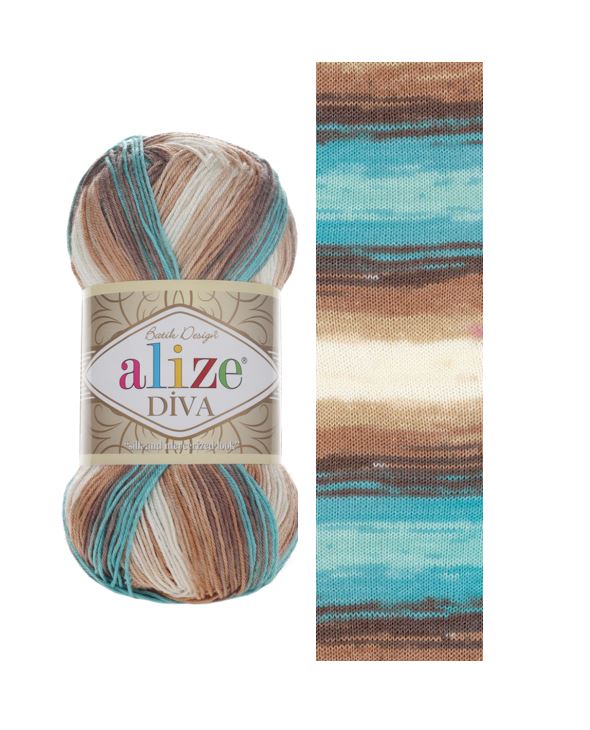 Alize  DİVA BATİK %100 Akrilik / 100 gr - 350 m