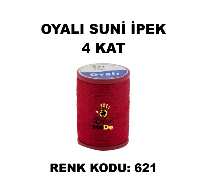 OYALI 4 Kat Suni İpek İplik (50den fala renk ile)