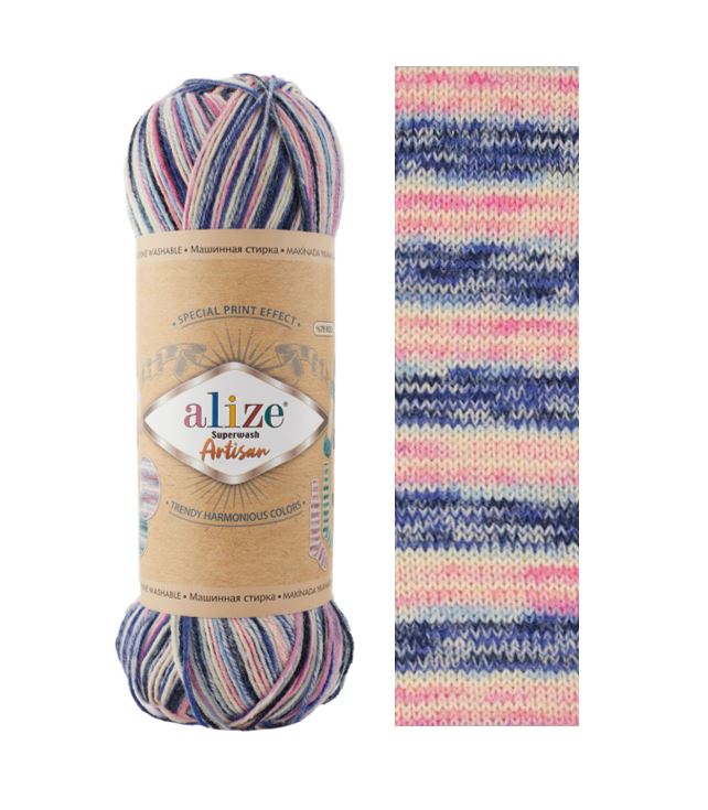ALİZE Superwash Artisan %75 SW Yün - %25 Polyamid / 100 gr - 420 m