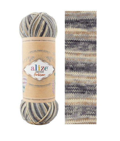 ALİZE Superwash Artisan %75 SW Yün - %25 Polyamid / 100 gr - 420 m