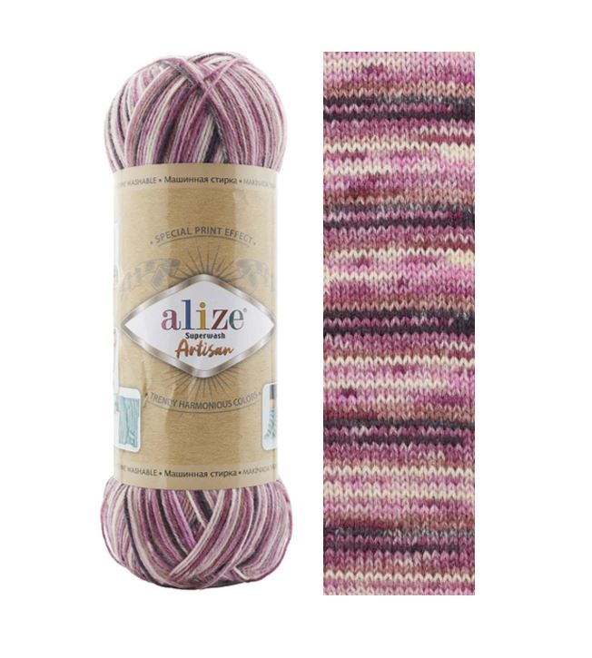 ALİZE Superwash Artisan %75 SW Yün - %25 Polyamid / 100 gr - 420 m