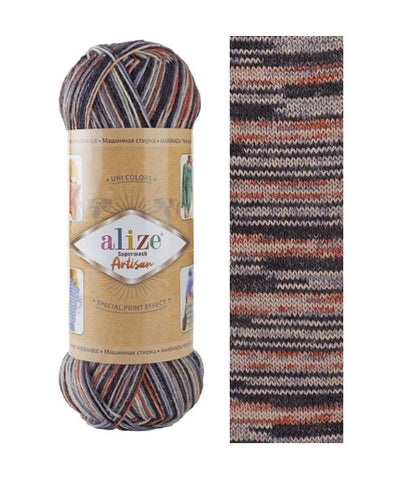 ALİZE Superwash Artisan %75 SW Yün - %25 Polyamid / 100 gr - 420 m
