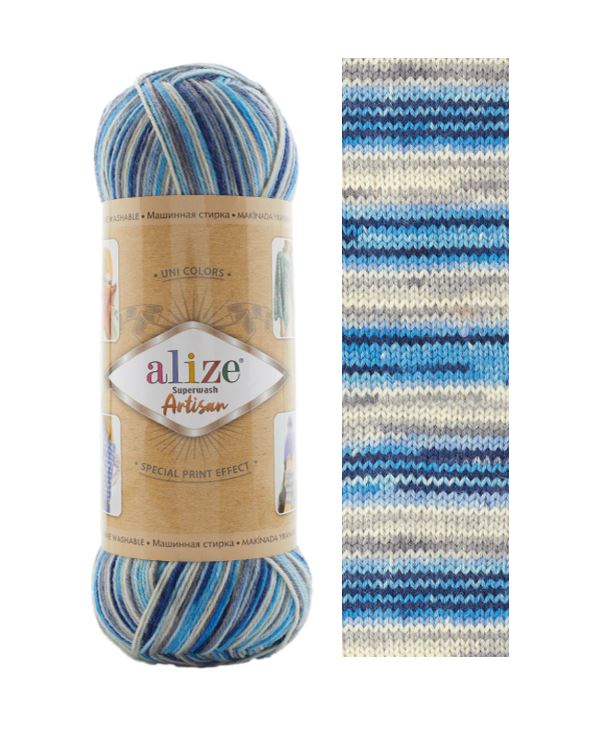 ALİZE Superwash Artisan %75 SW Yün - %25 Polyamid / 100 gr - 420 m