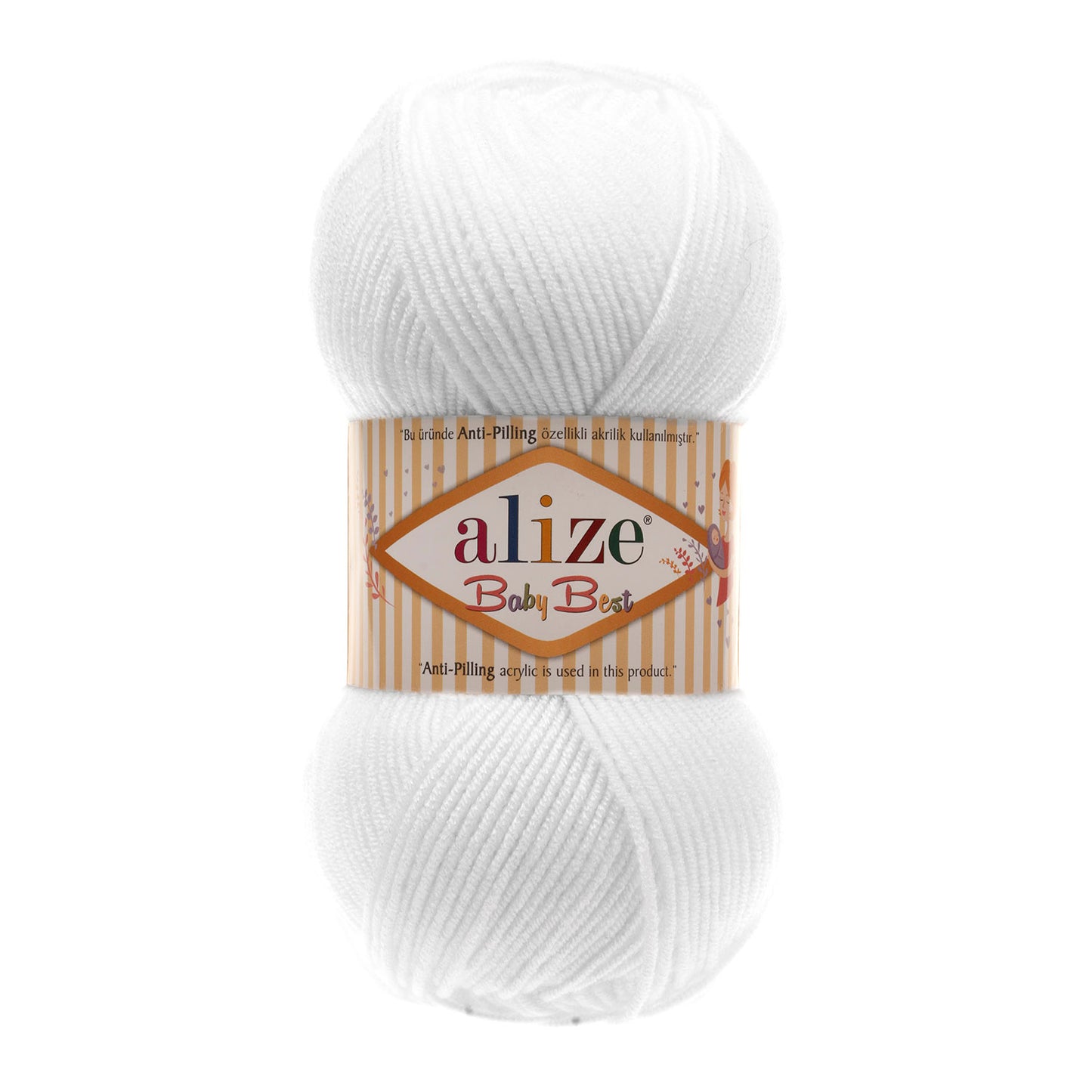 Alize Baby Best %10 Bambu - %90 Akrilik (ANTİ-PİLLİNG AKRİLİK) / 100 gr - 240 M