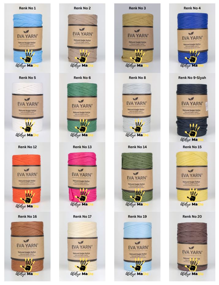 Eva Yarn Yerli Rafya 150gr