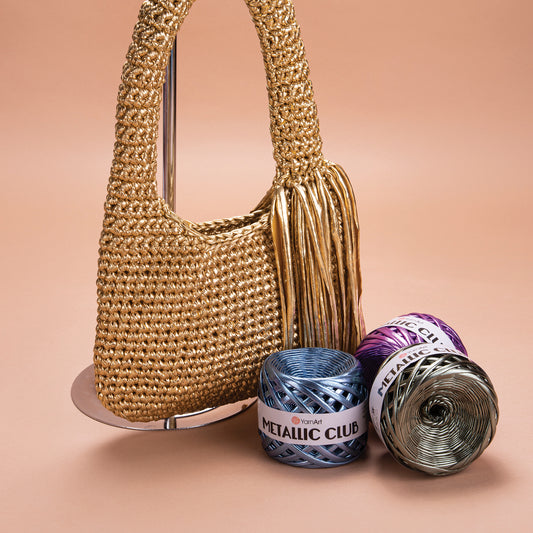 Yarnart Metallic Club %100 Polyester