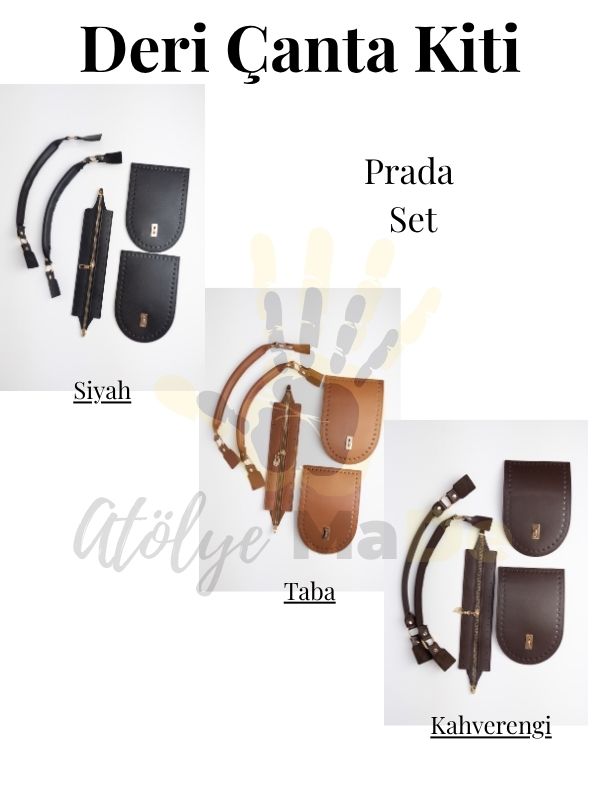 Deri Çanta Kiti (Prada 1002) 3 Renk