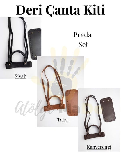 Deri Çanta Kiti (Prada Uzun Sap) 3 Renk