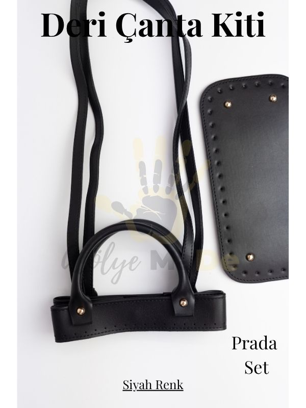 Deri Çanta Kiti (Prada Uzun Sap) 3 Renk
