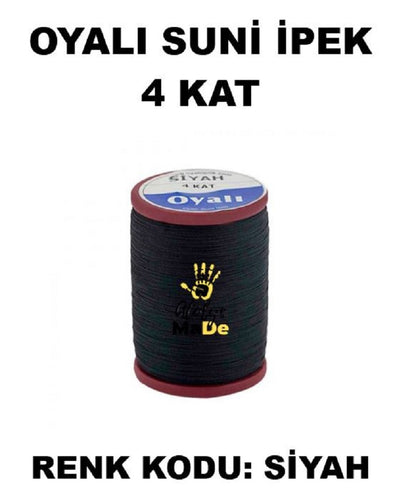OYALI 4 Kat Suni İpek İplik (50den fala renk ile)