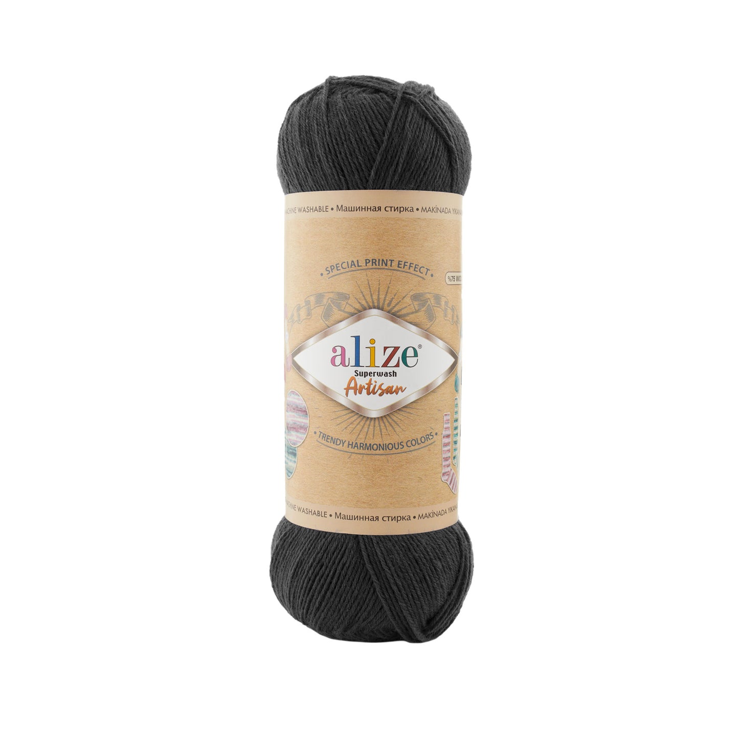 ALİZE Superwash Artisan %75 SW Yün - %25 Polyamid / 100 gr - 420 m