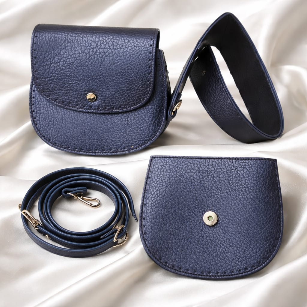 Deri Çanta Kiti Stella Mini Bag Set 5 Renk