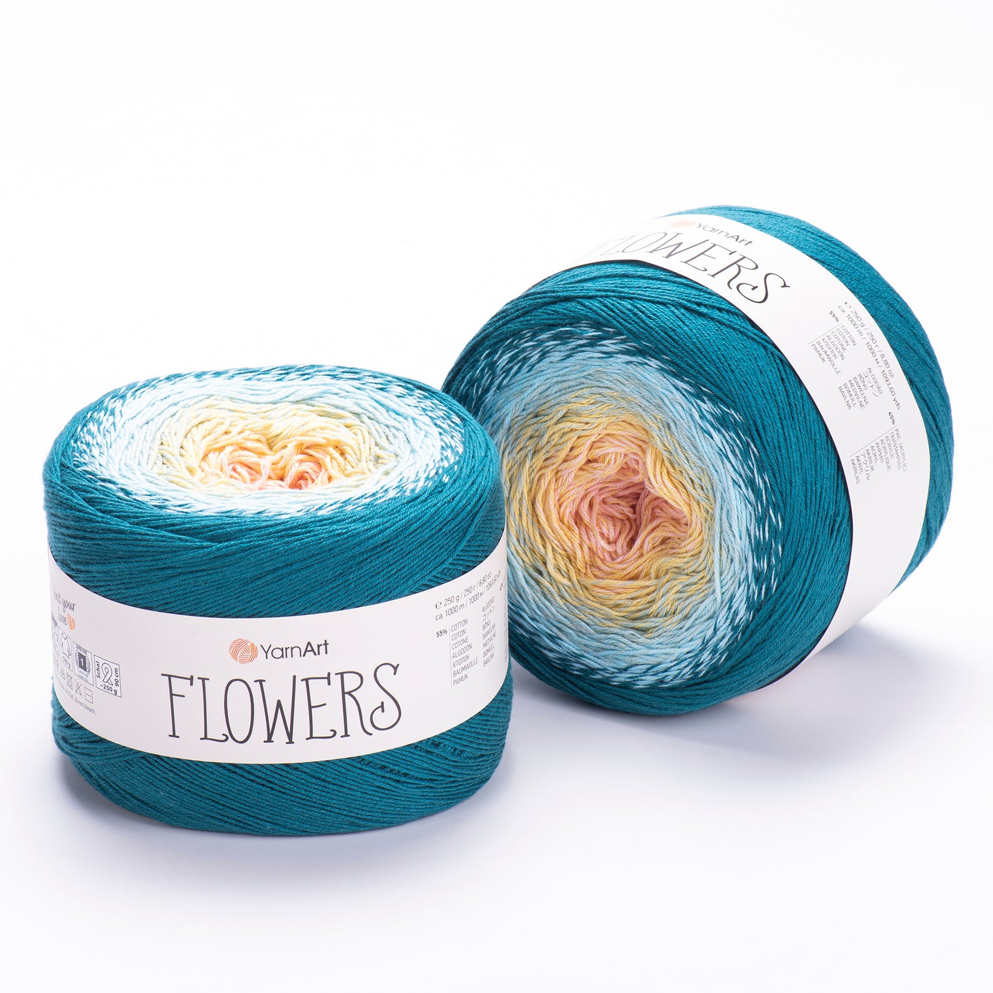 YarnArt Flowers - %55Cotton %45Pac 250gr 1000metre Tek Yumak