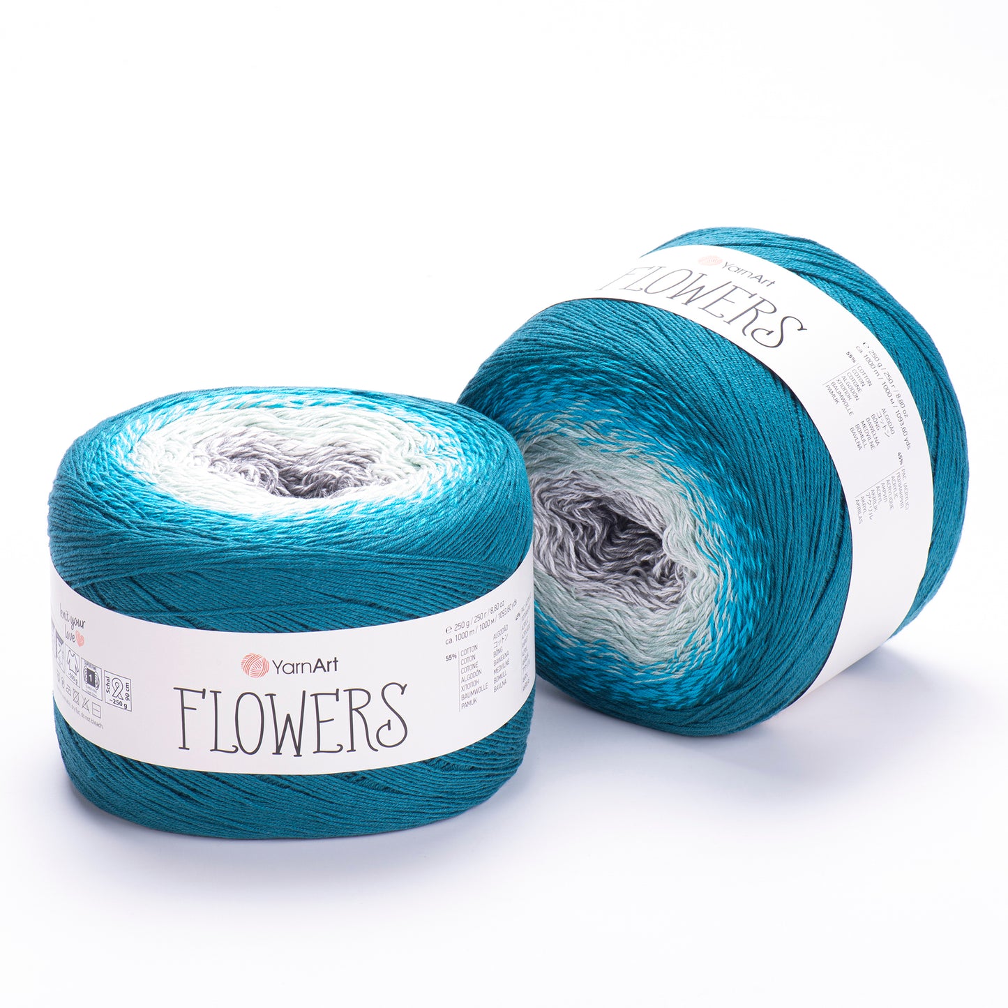 YarnArt Flowers - %55Cotton %45Pac 250gr 1000metre Tek Yumak