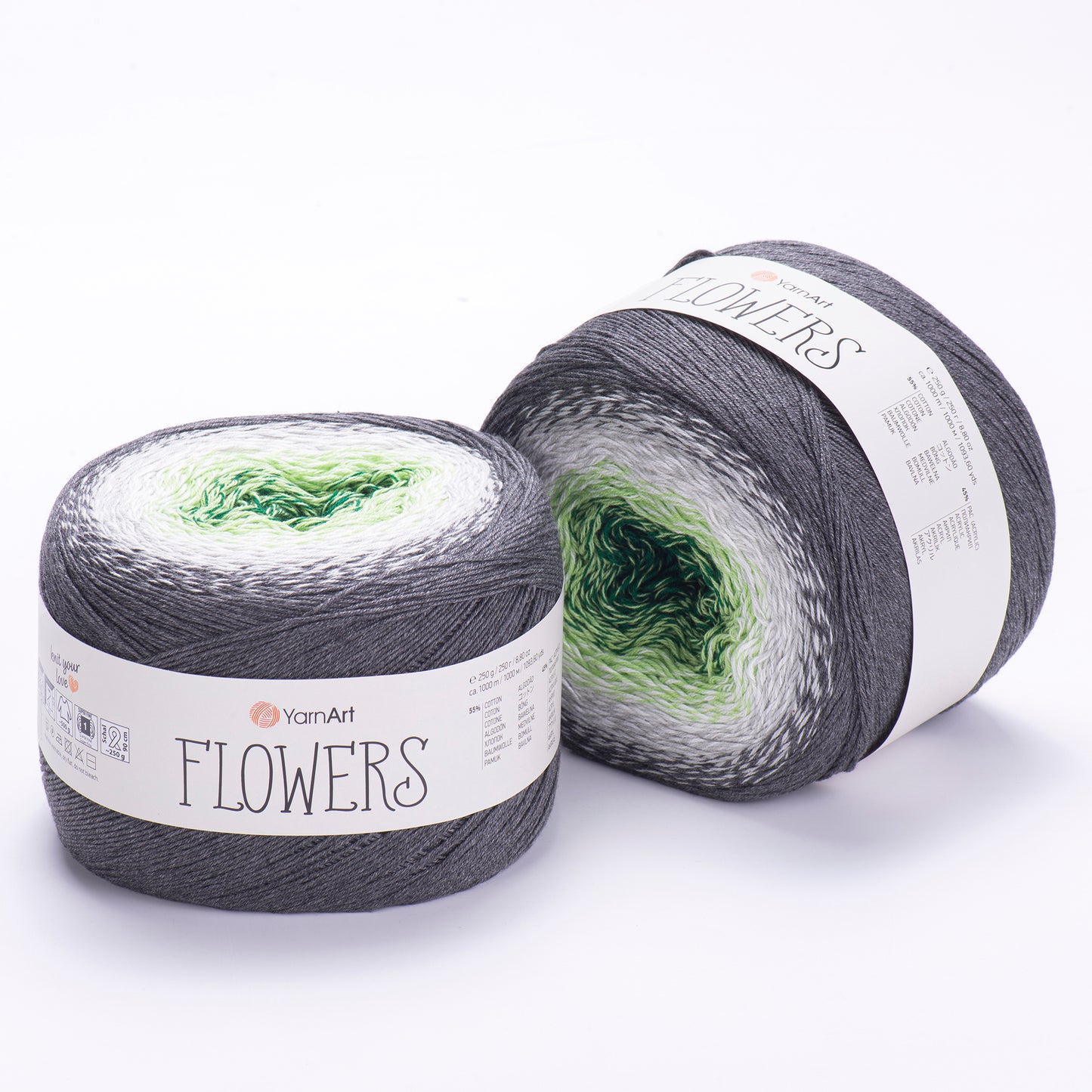 YarnArt Flowers - %55Cotton %45Pac 250gr 1000metre Tek Yumak