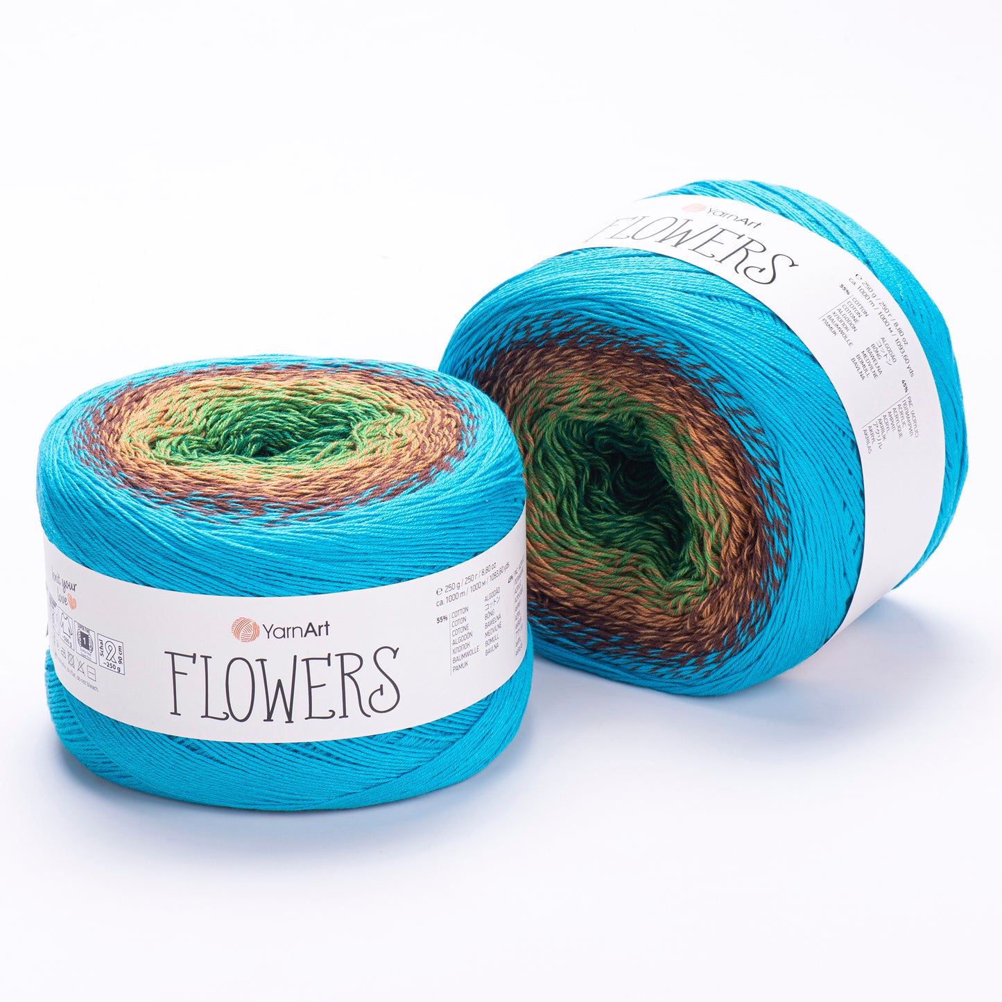 YarnArt Flowers - %55Cotton %45Pac 250gr 1000metre Tek Yumak