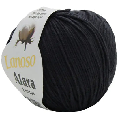 Lanoso Alara Cotton - Yumuşak Simli Pullu El Örgü İpi - %50 Pamuk %50 Akrilik 120mt 50gr