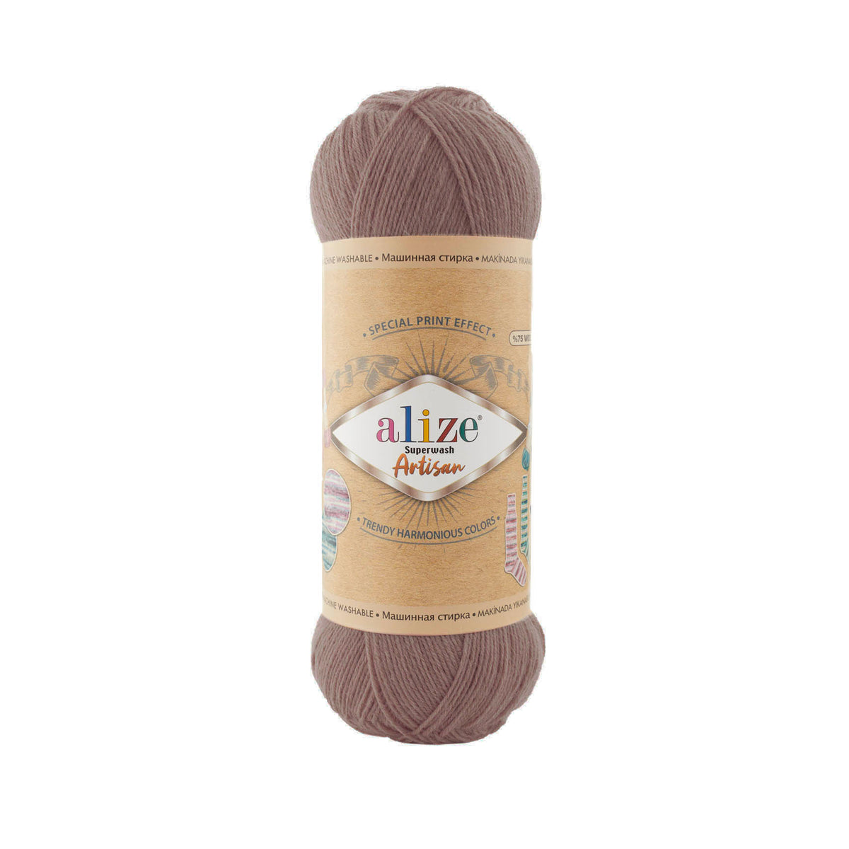 ALİZE Superwash Artisan %75 SW Yün - %25 Polyamid / 100 gr - 420 m
