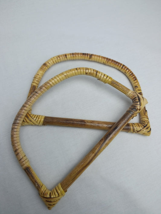 Bambu Sap  D Tipi Çift  En19cm Yükseklik12cm