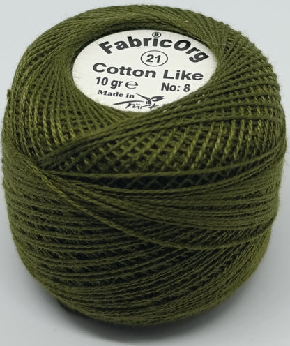 Fabricorg Cotton Like Etamin-kanaviçe Iplik (10 GR-NO8 İP)