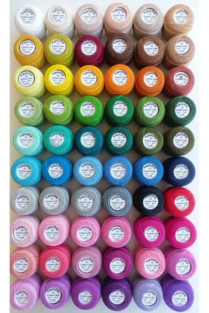 Fabricorg Cotton Like Etamin-kanaviçe Iplik (10 GR-NO8 İP)