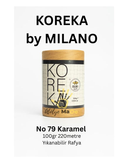 Koreka by Milano Rafya - 100gr Tek Bobin Rafya İp ile çantalarınıza ışıltı katın