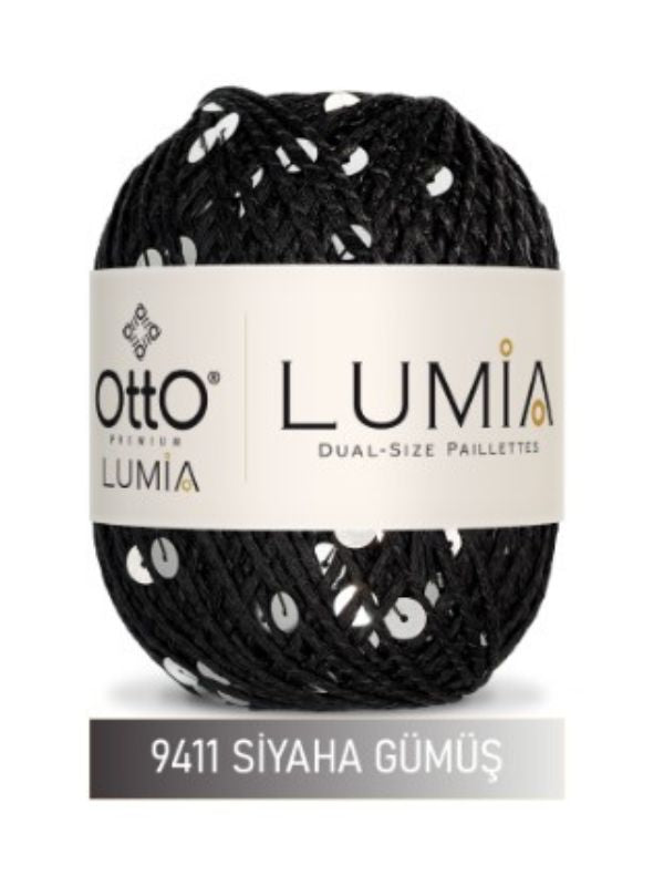 Otto Lumia Çift Boy Pullu 50gr 90m - %85Pamuk %15Pul Payetli İp