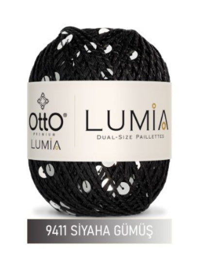 Otto Lumia Çift Boy Pullu 50gr 90m - %85Pamuk %15Pul Payetli İp