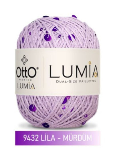 Otto Lumia Çift Boy Pullu 50gr 90m - %85Pamuk %15Pul Payetli İp
