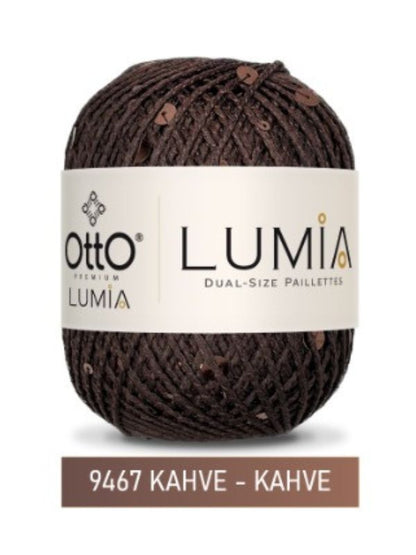 Otto Lumia Çift Boy Pullu 50gr 90m - %85Pamuk %15Pul Payetli İp