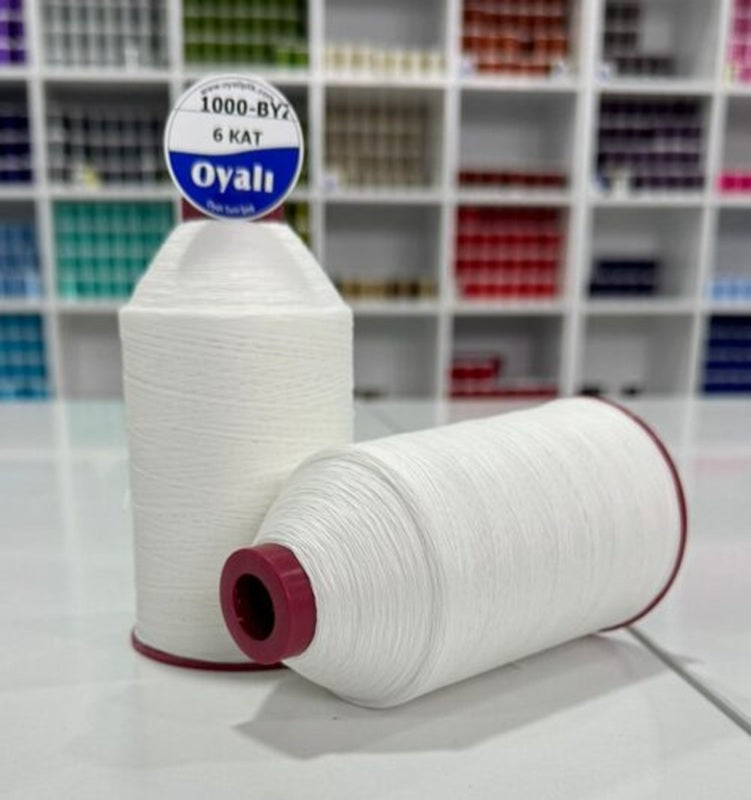 OYALI Dantel İpliği 200gr 6 kat Suni İpek (Tek Makara Gönderilecektir)