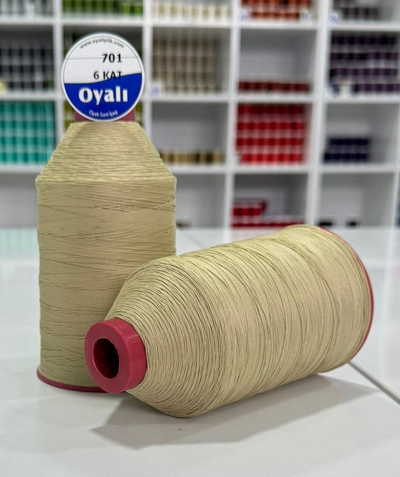 OYALI Dantel İpliği 200gr 6 kat Suni İpek (Tek Makara Gönderilecektir)