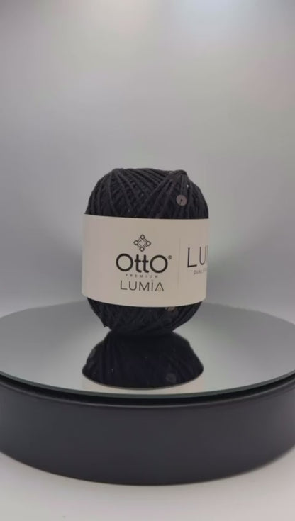 Otto Lumia Çift Boy Pullu 50gr 90m - %85Pamuk %15Pul Payetli İp