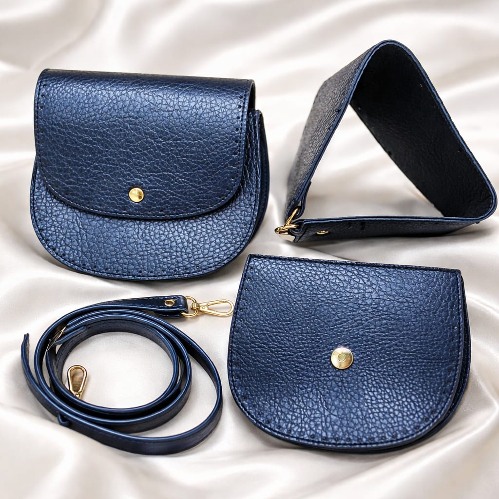 Deri Çanta Kiti Stella Mini Bag Set 5 Renk