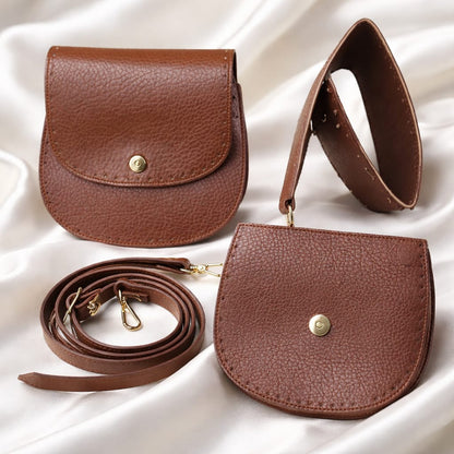 Deri Çanta Kiti Stella Mini Bag Set 5 Renk